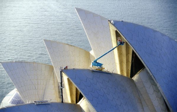 Opera House Repair – Snorkel Work Platforms